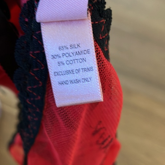 Agent Provocateur red/black trim knickers - OS - Picture 8 of 10